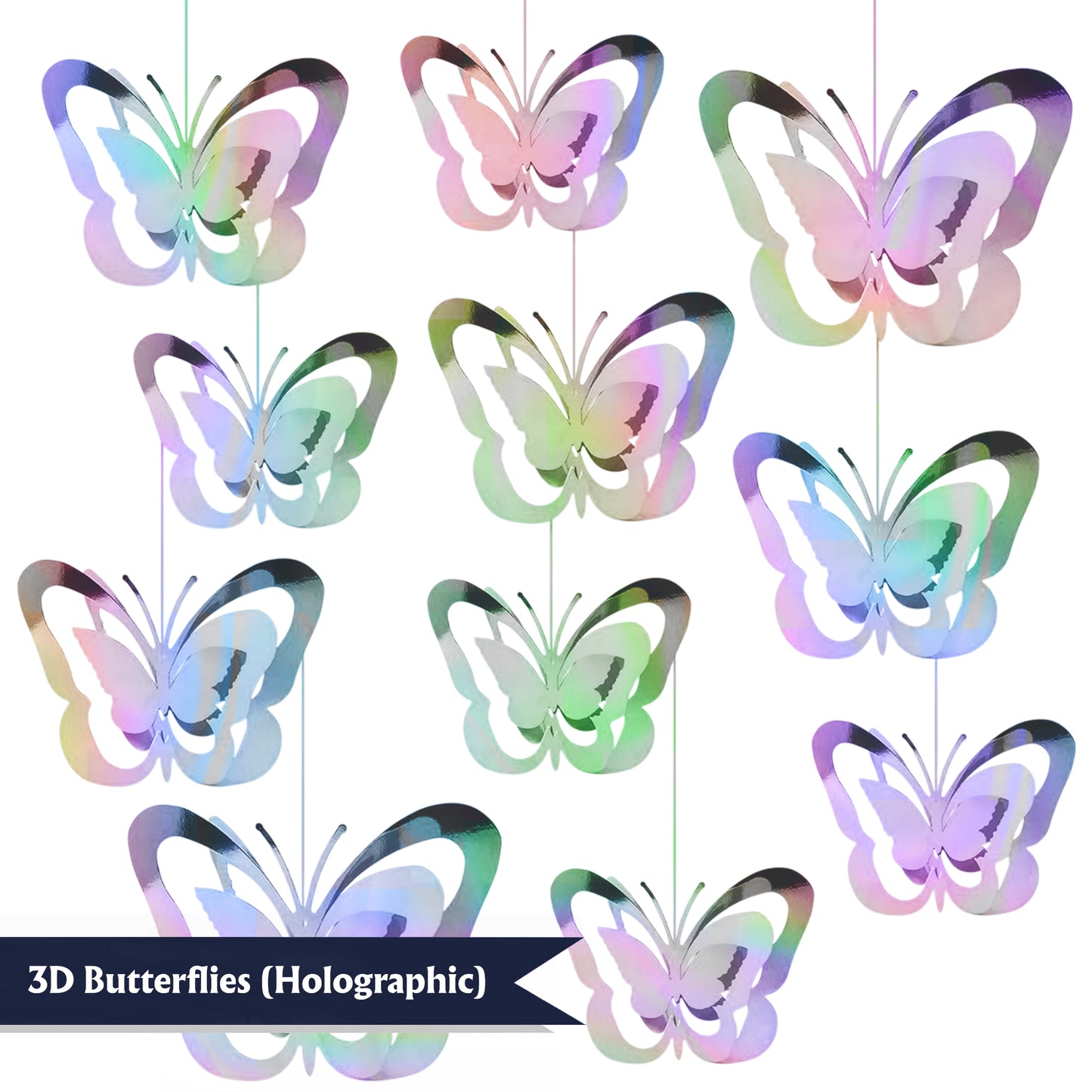 8" Butterflies