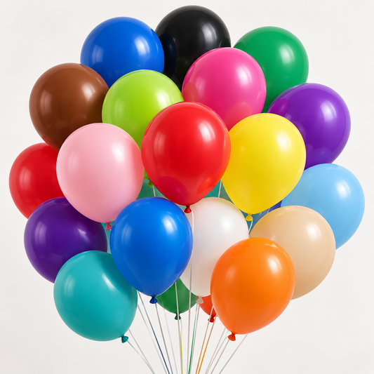 Premium Balloons 8 Inch - 70 Nos