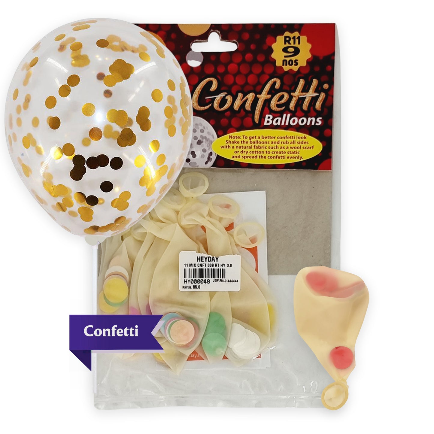 Confetti Theme Balloon