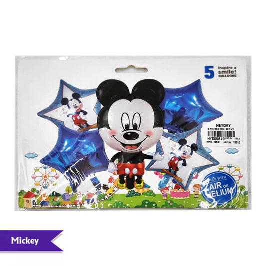 Mickey Mouse Blue - 5PCS Combo