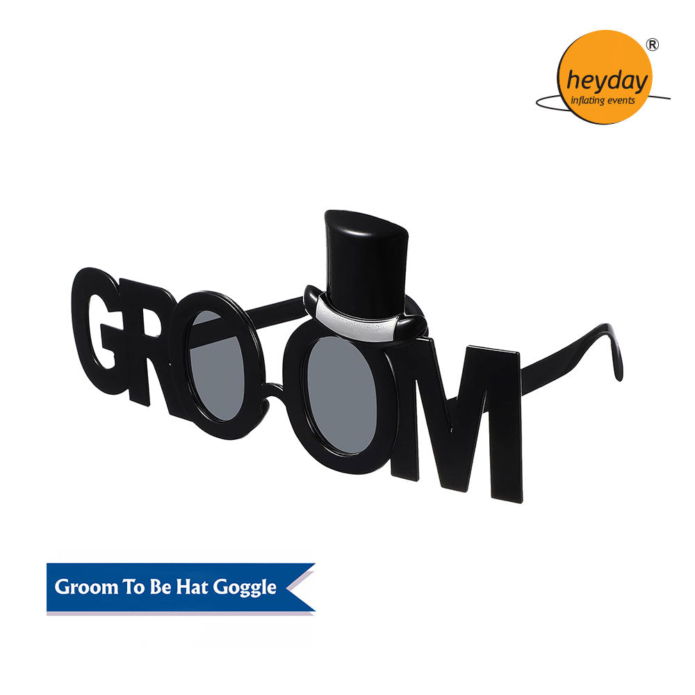 Groom to be hat goggle