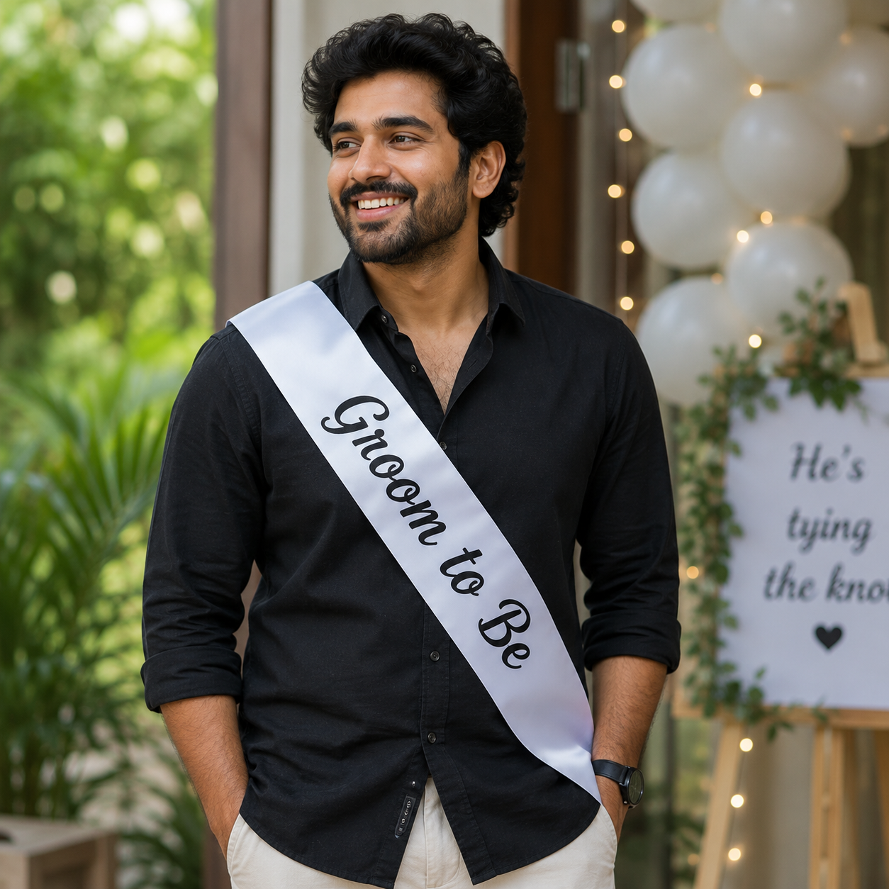 Groom To Be Sash