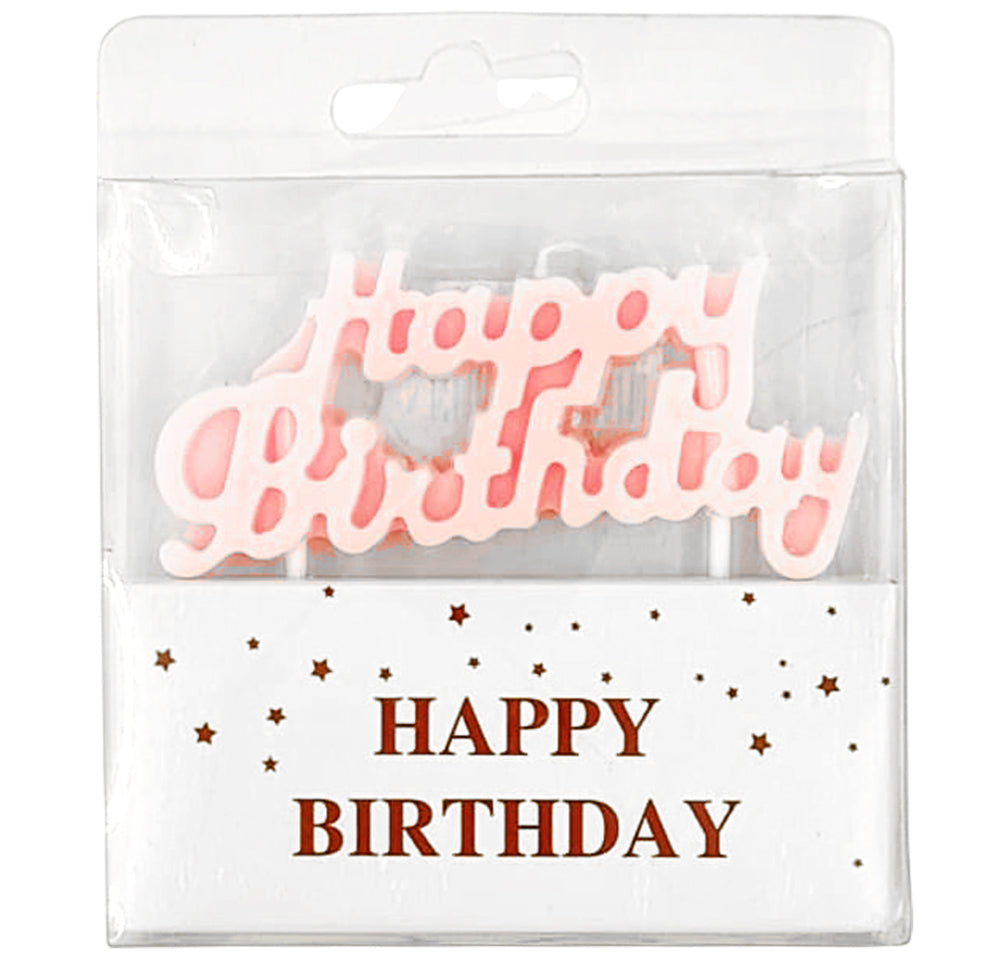 Happy Birthday - Pastel Candle