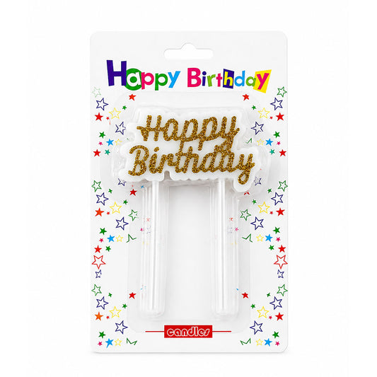 Happy Birthday Cake Top Candle