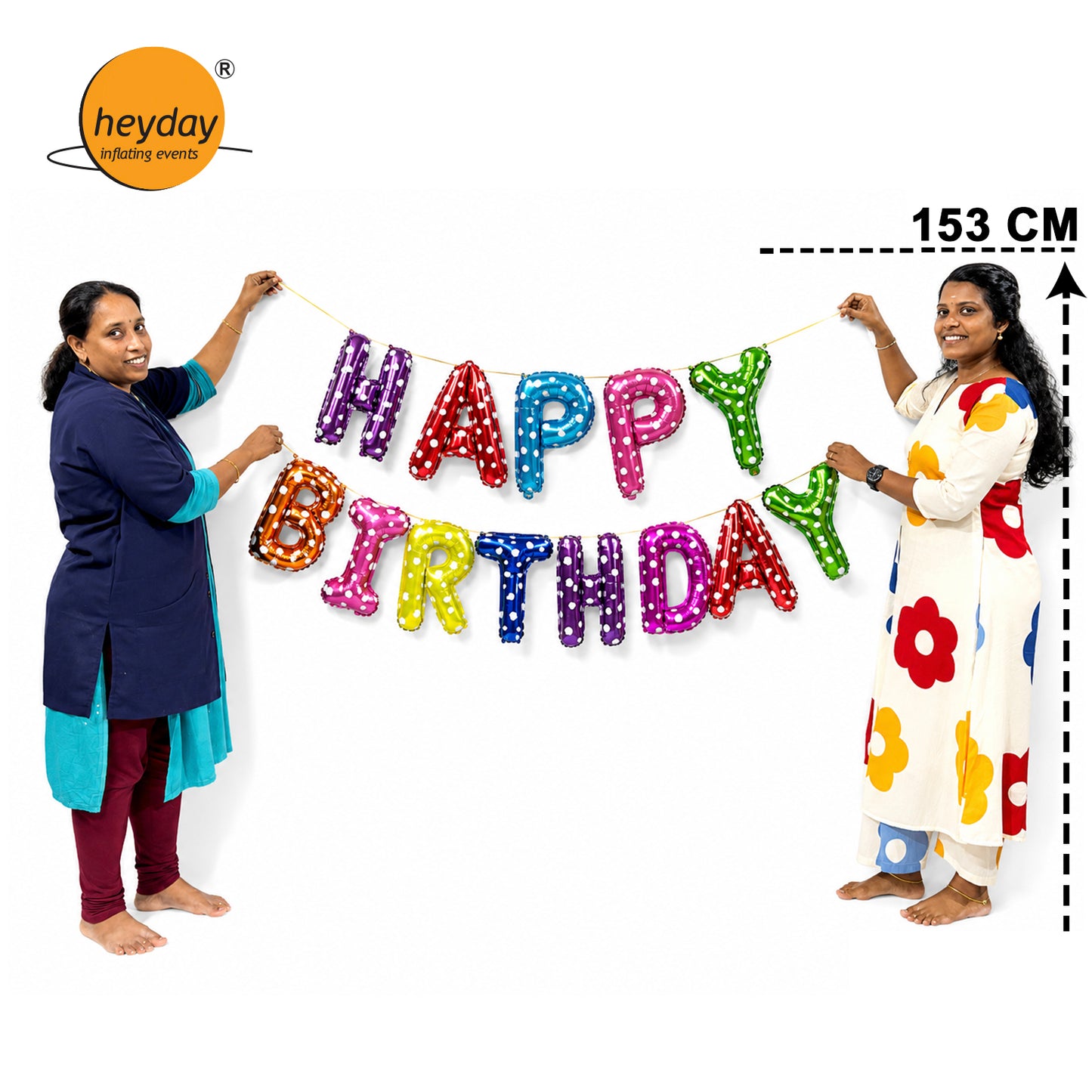 16" Happy Birthday Banner Foil Balloons