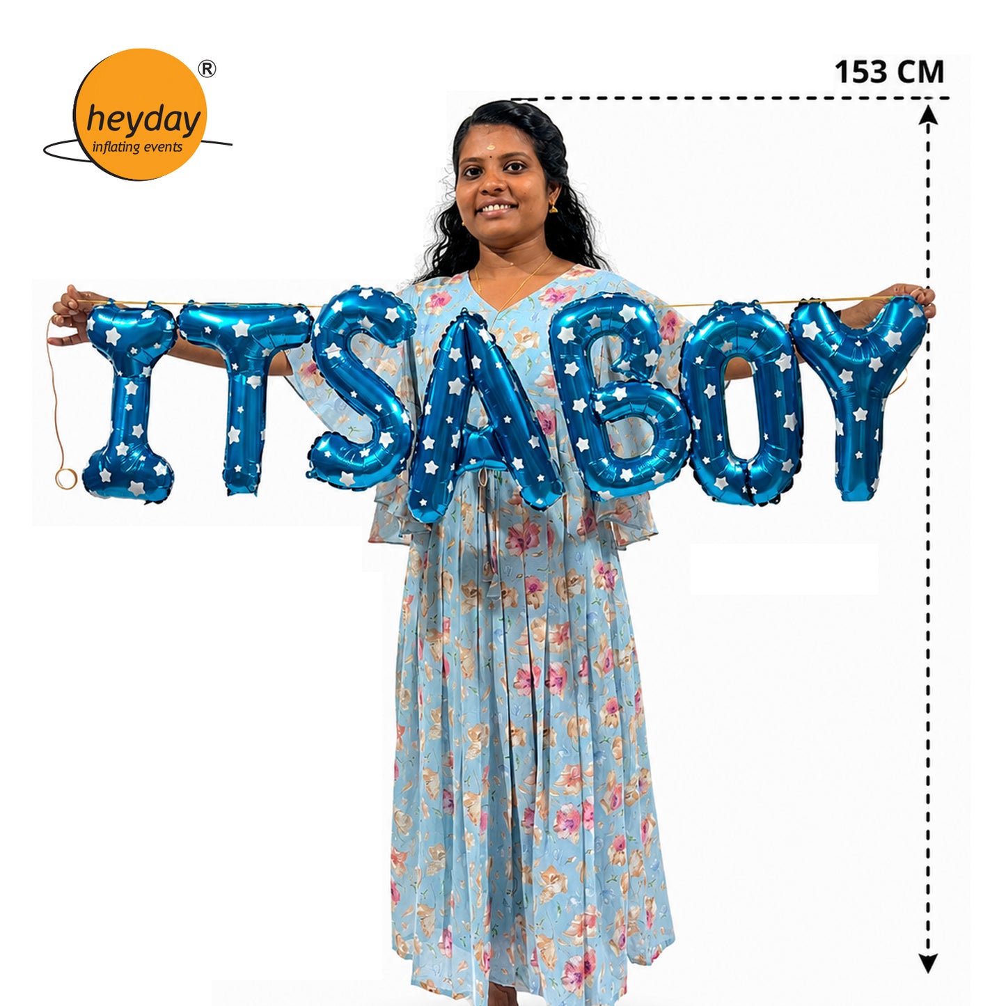 16" It's A Boy Foil Balloon