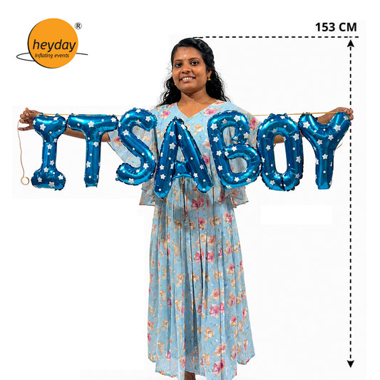 16" It's A Boy Foil Balloon
