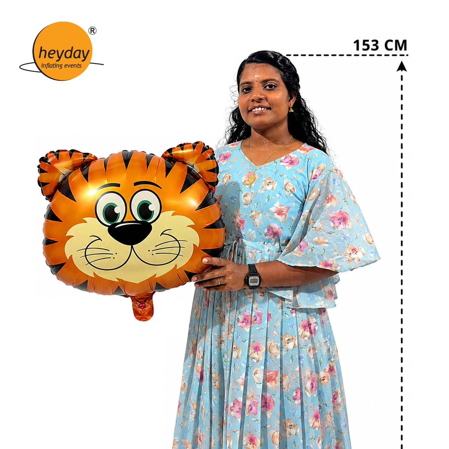 28" Tiger Foil Balloon