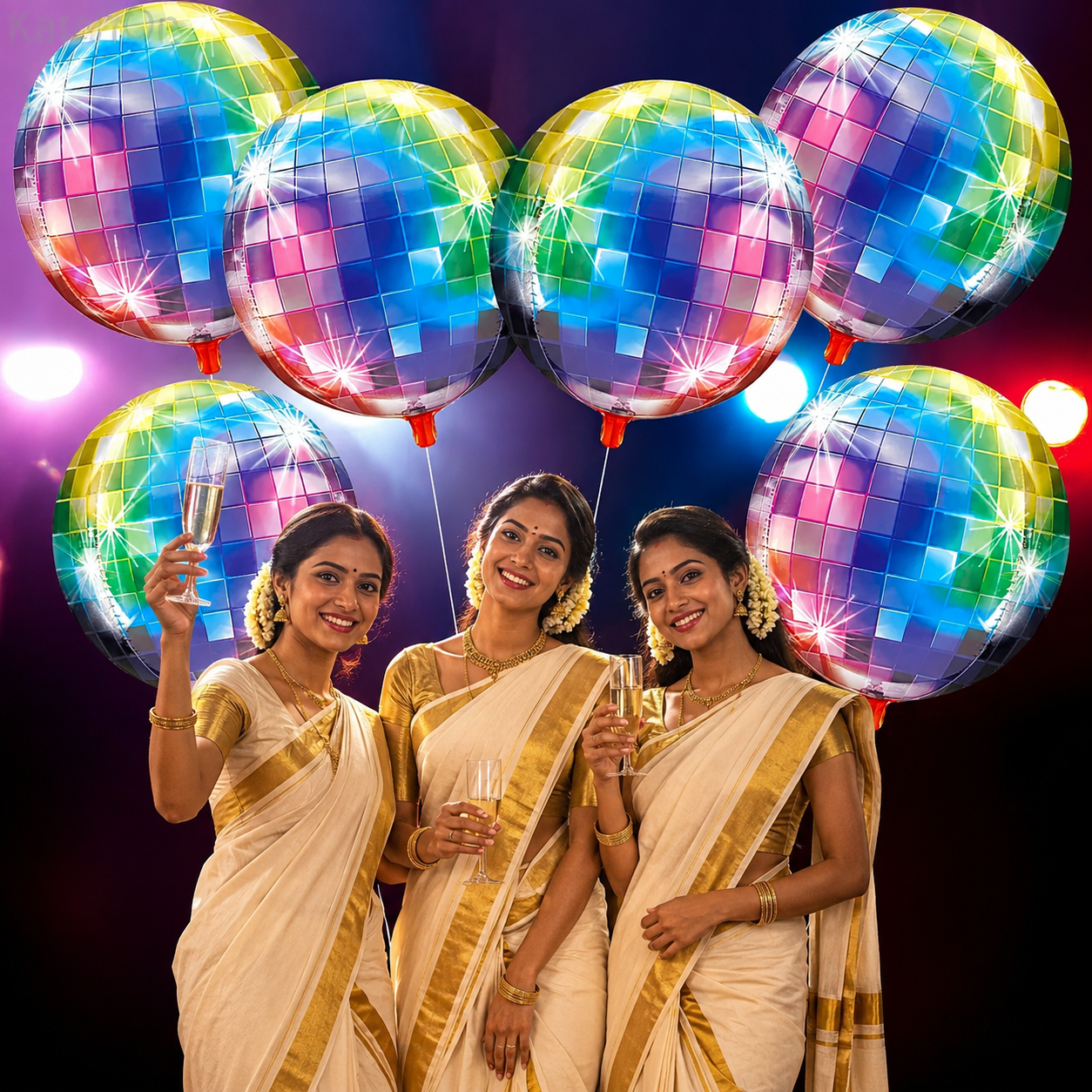 22" Inch Disco Foil Balloons