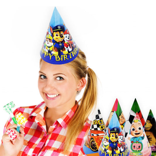 Birthday Paper Cap Big- 10 Nos