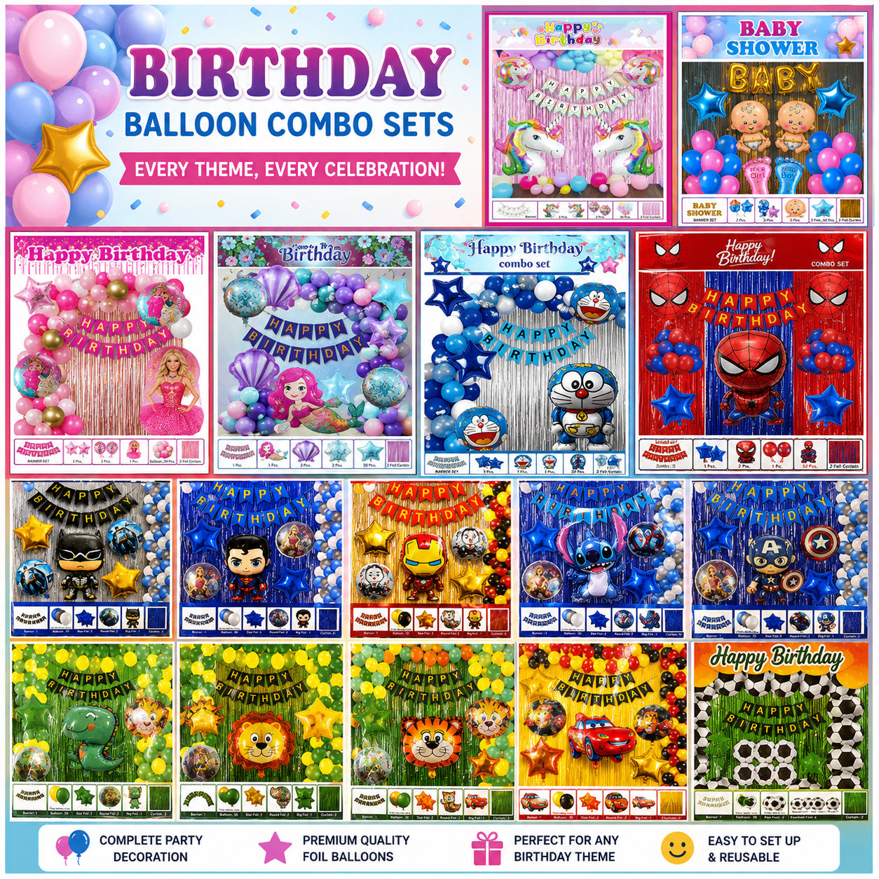 Birthday Combo Sets