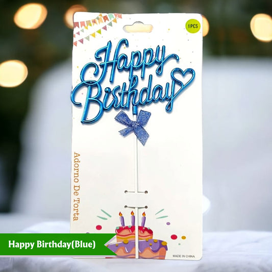Cake Top Happy Birthday
