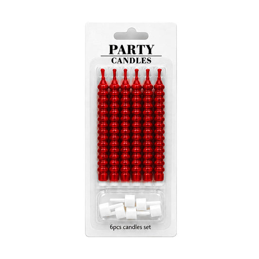 Bubble Pillar Metal Candle