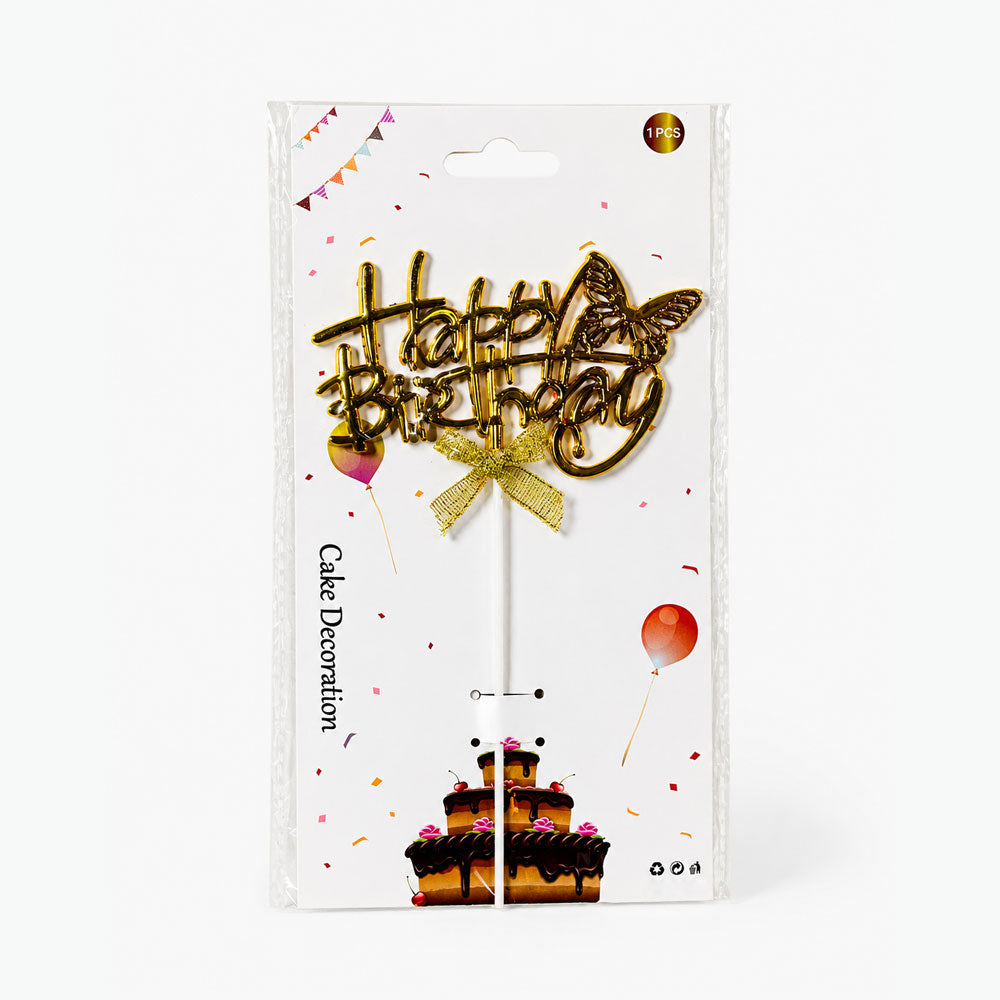 Cake Top Happy Birthday