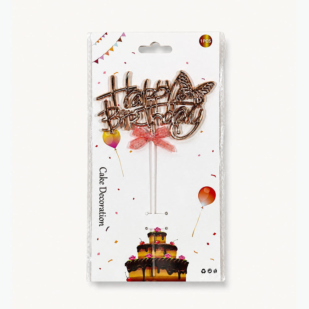 Cake Top Happy Birthday