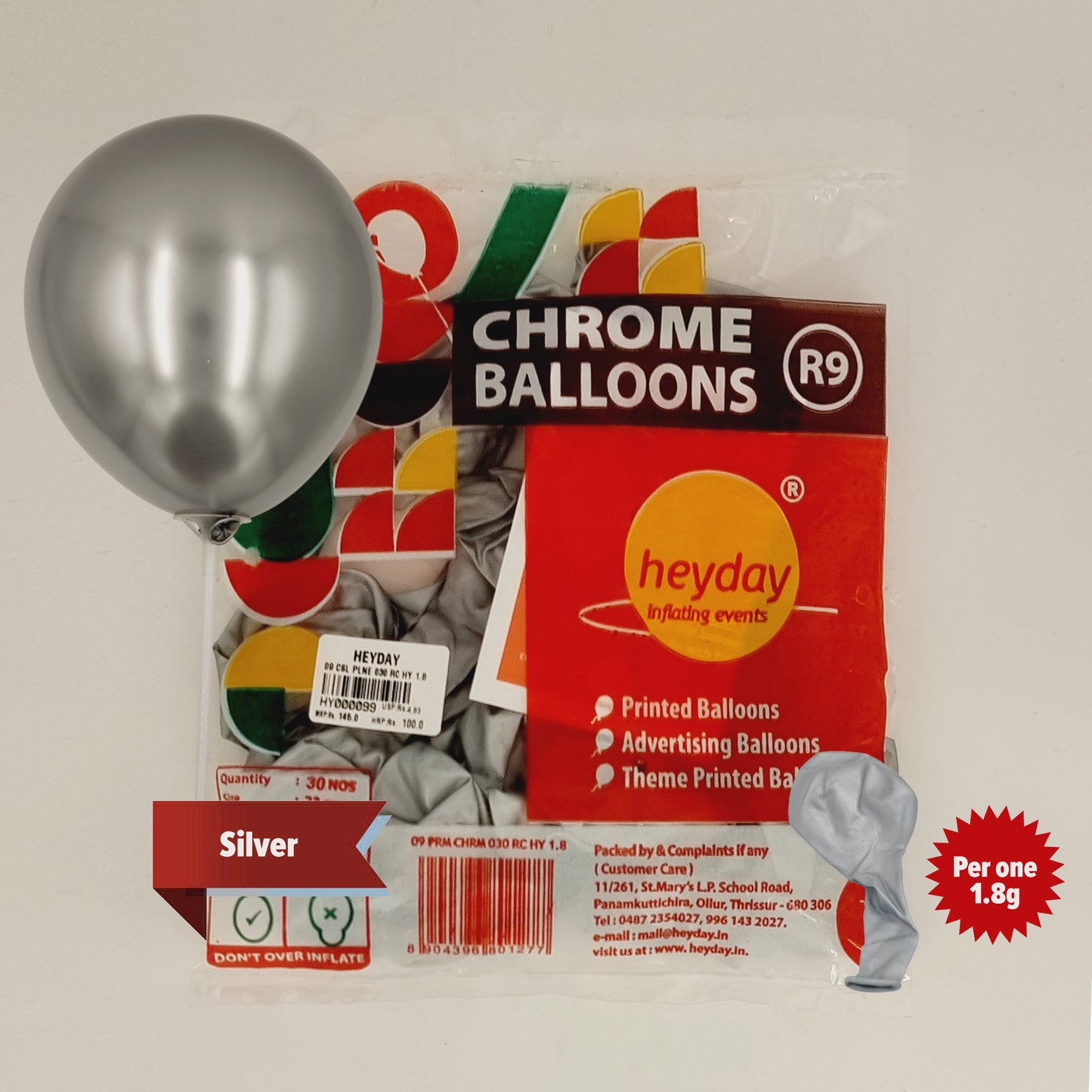 Chrome Balloons