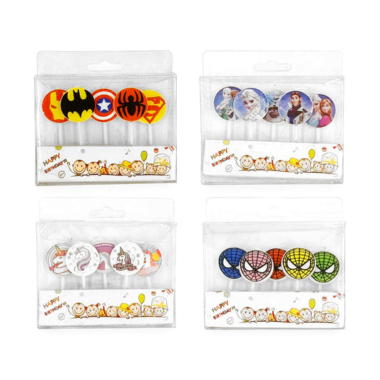 Character Round Candles