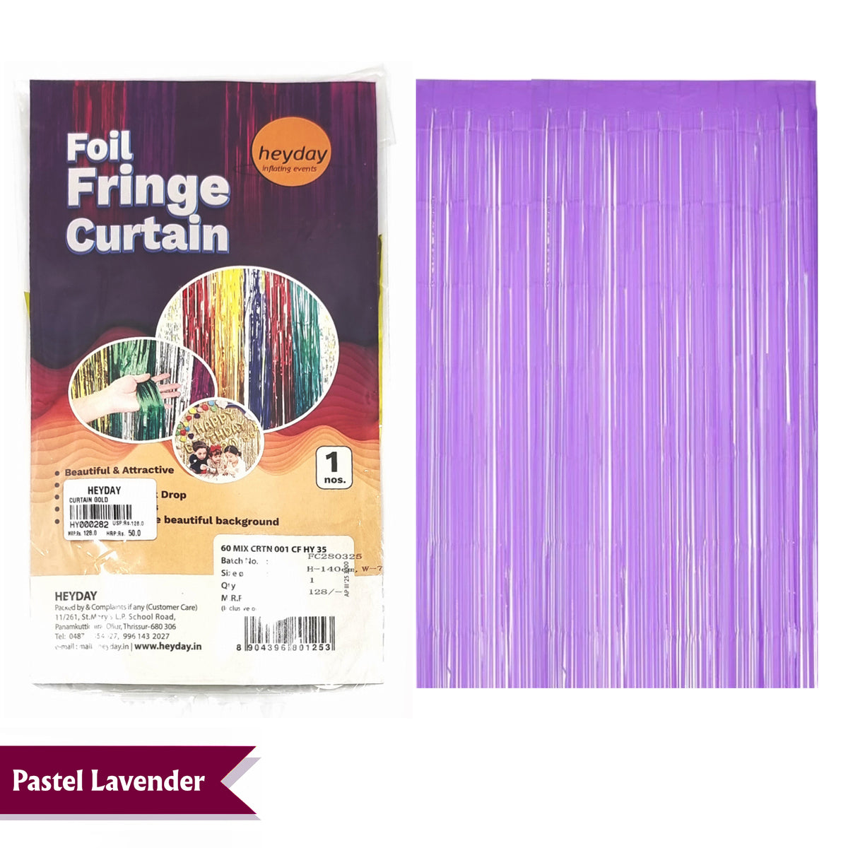 60" Foil Fringe Curtain