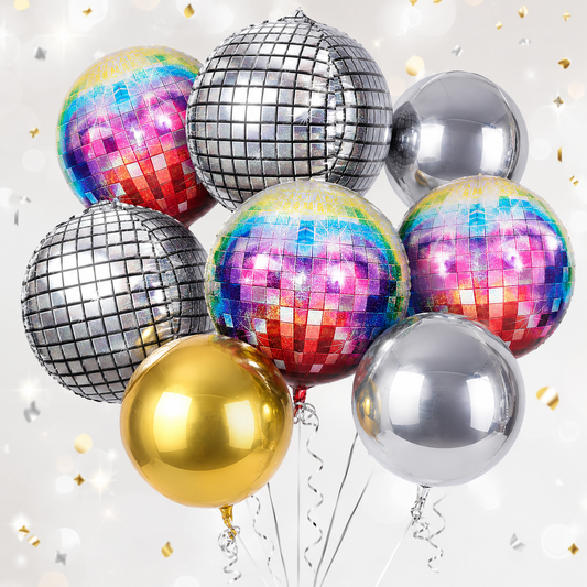 22" Inch Disco Foil Balloons