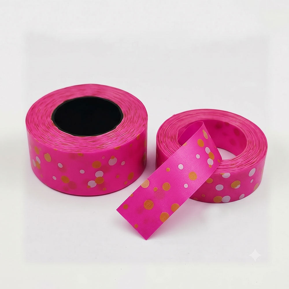 Double Dot Curly Ribbon