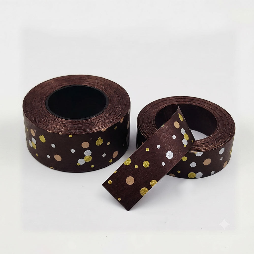 Double Dot Curly Ribbon