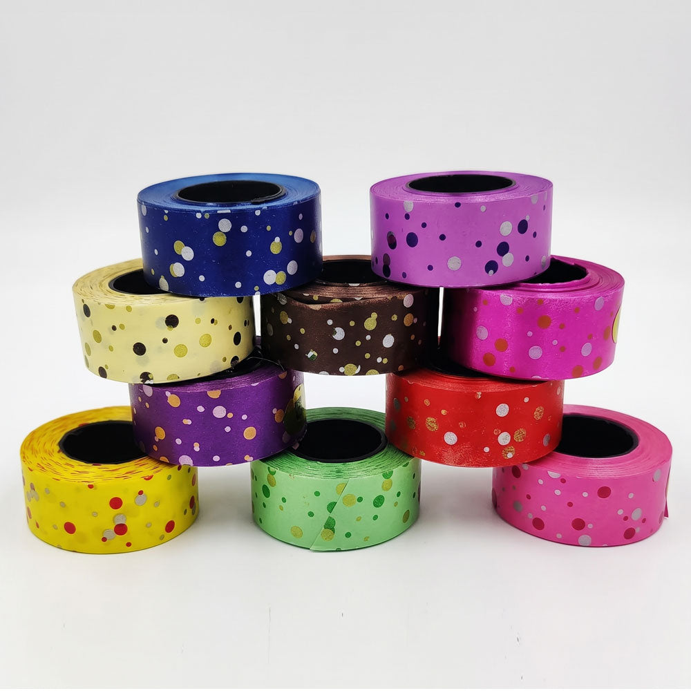 Double Dot Curly Ribbon