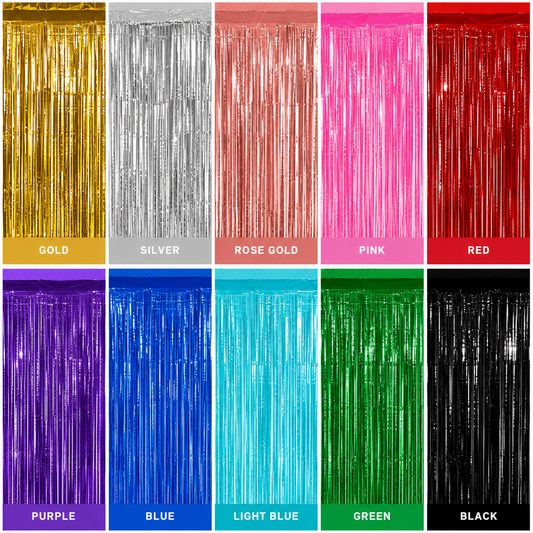 60" Foil Fringe Curtain