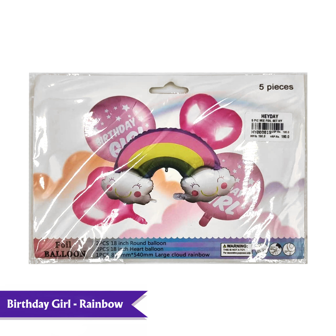 Girl Rainbow - 5PCS Combo