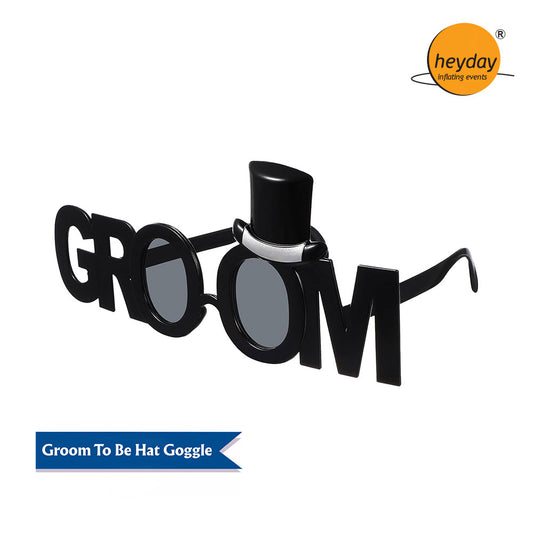 Groom to be hat goggle