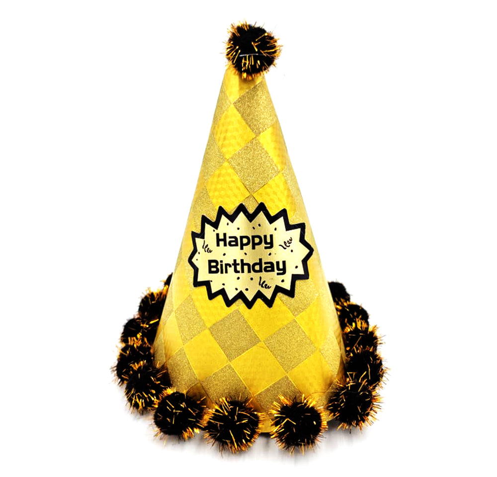 Happy Birthday Glitter Cap