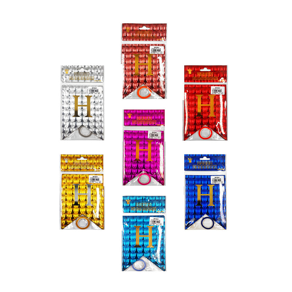 Happy Birthday 3D Vcut Banner