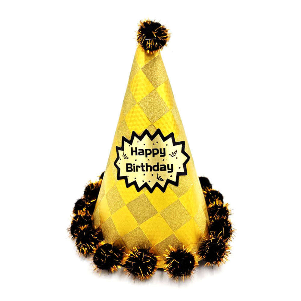 Happy Birthday Glitter Cap