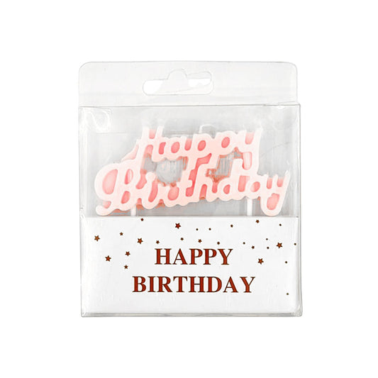 Happy Birthday - Pastel Candle