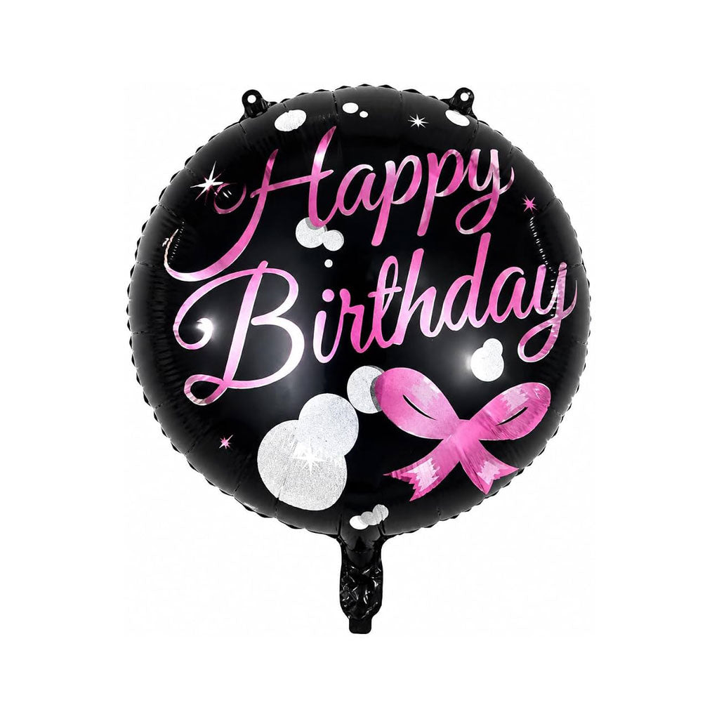 18" Happy Birthday Round Foil Balloons