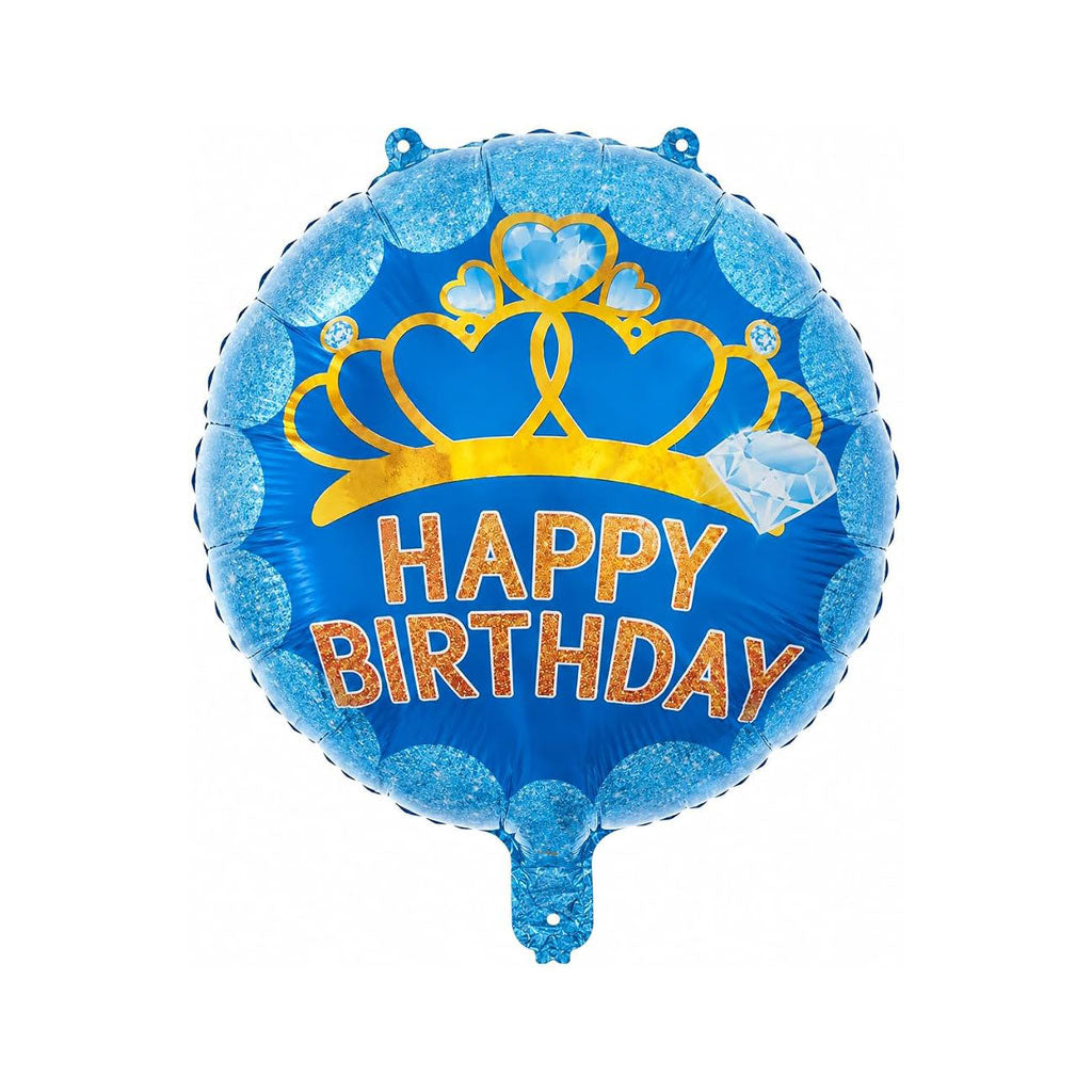 18" Happy Birthday Round Foil Balloons