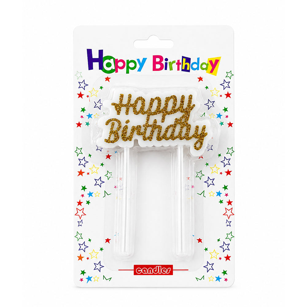 Happy Birthday Cake Top Candle