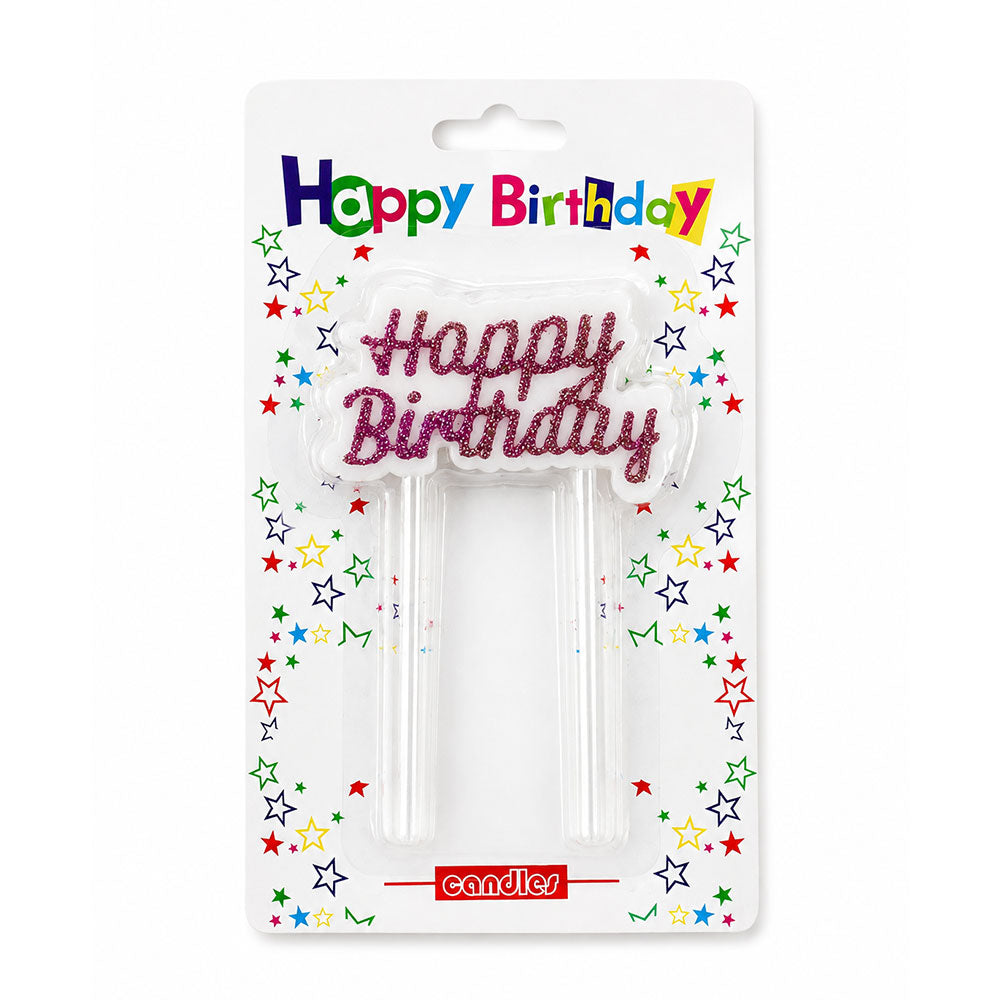 Happy Birthday Cake Top Candle