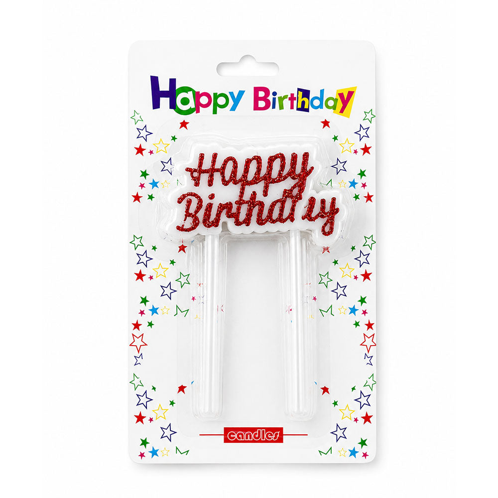 Happy Birthday Cake Top Candle