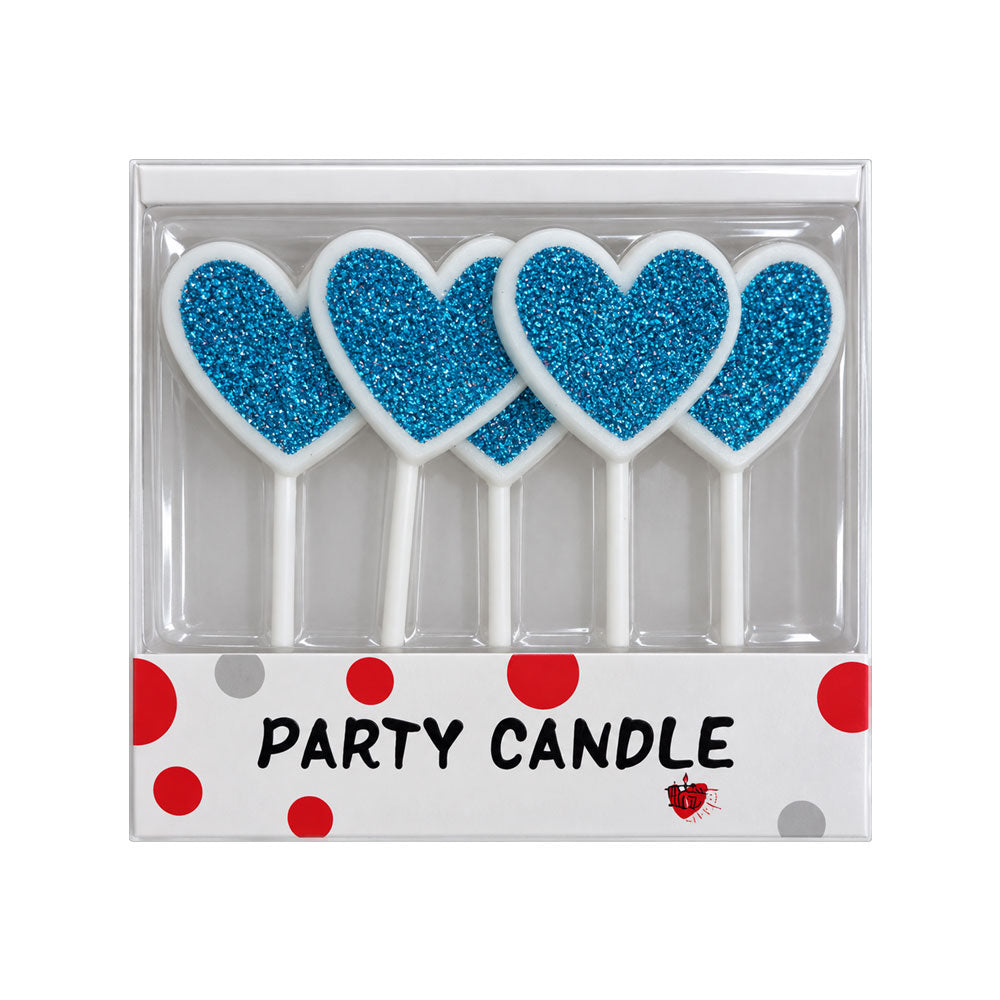 Glitter Candle Heart