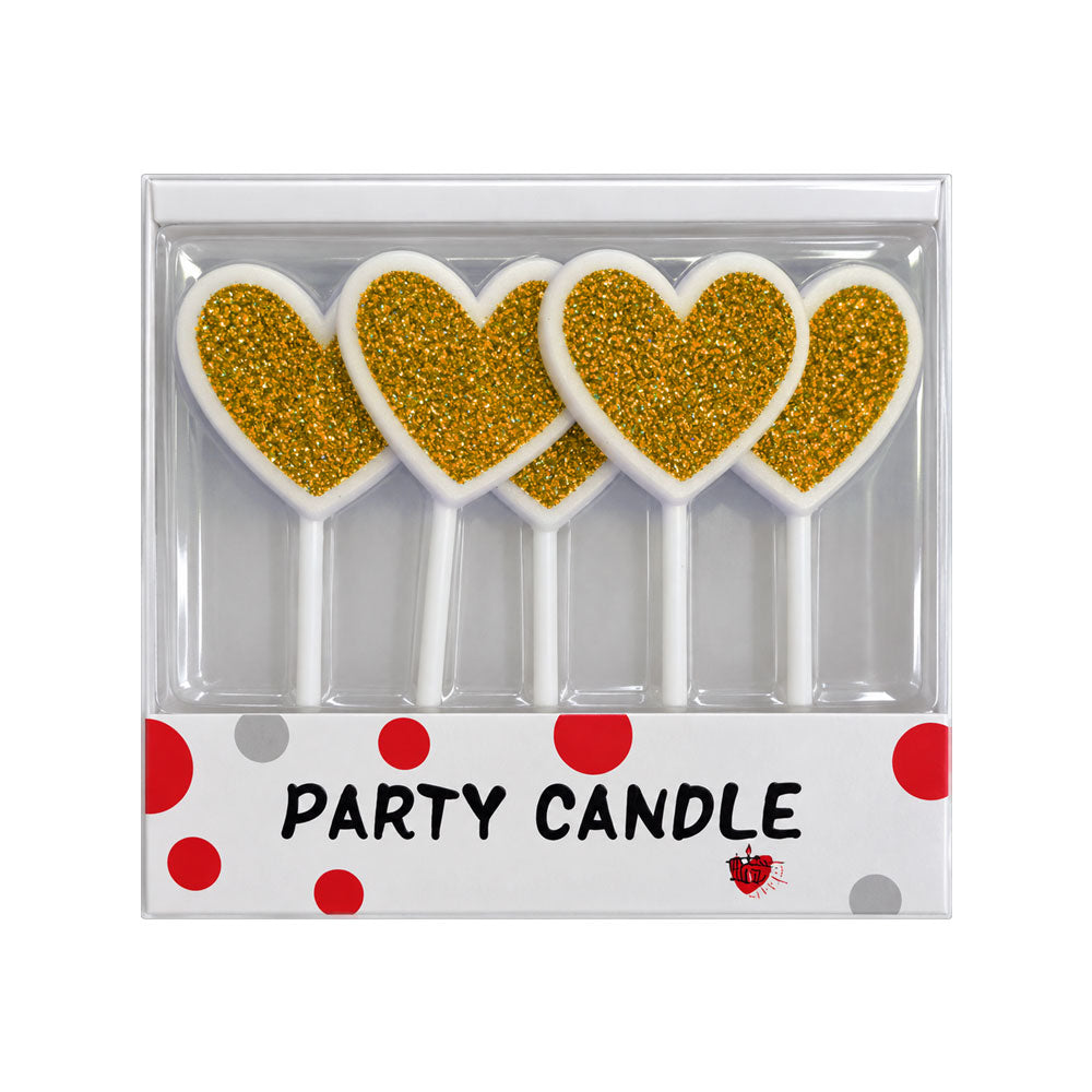 Glitter Candle Heart