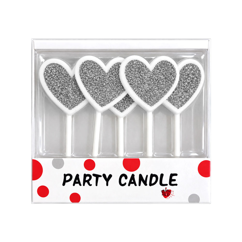 Glitter Candle Heart