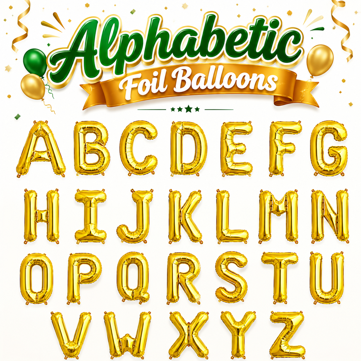 16" GOLD LETTER FOIL