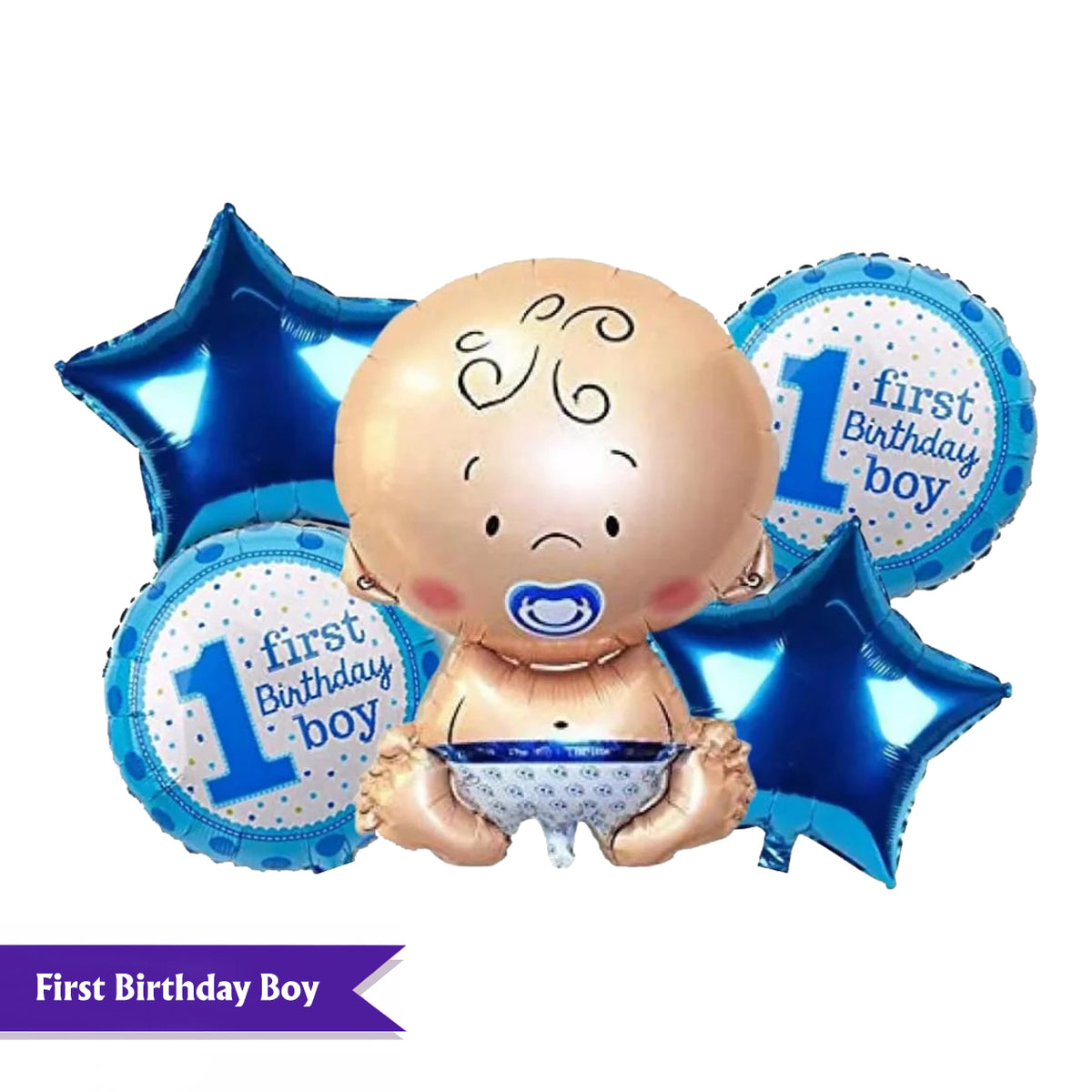 1st Happy Birthday Boy - 5PCS Combo