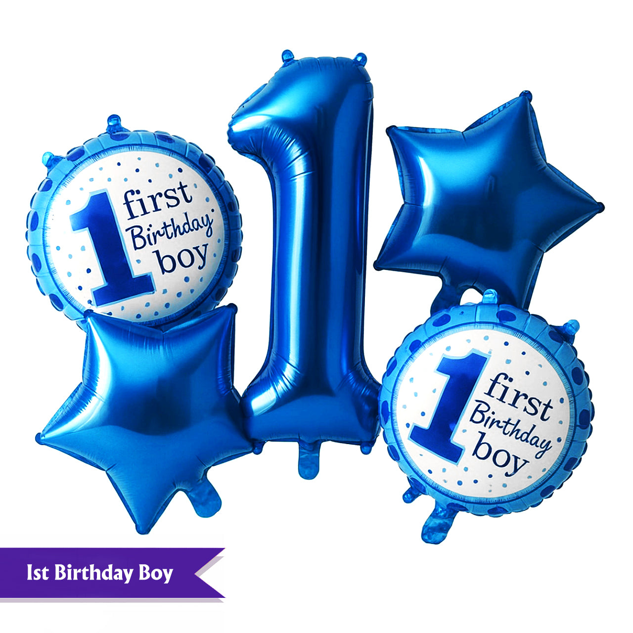 1st Happy Birthday Boy - 5PCS Combo