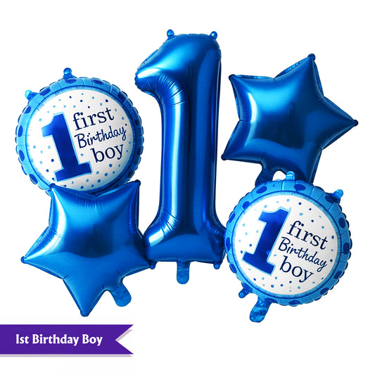 1st Happy Birthday Boy No:1- 5PCS Combo