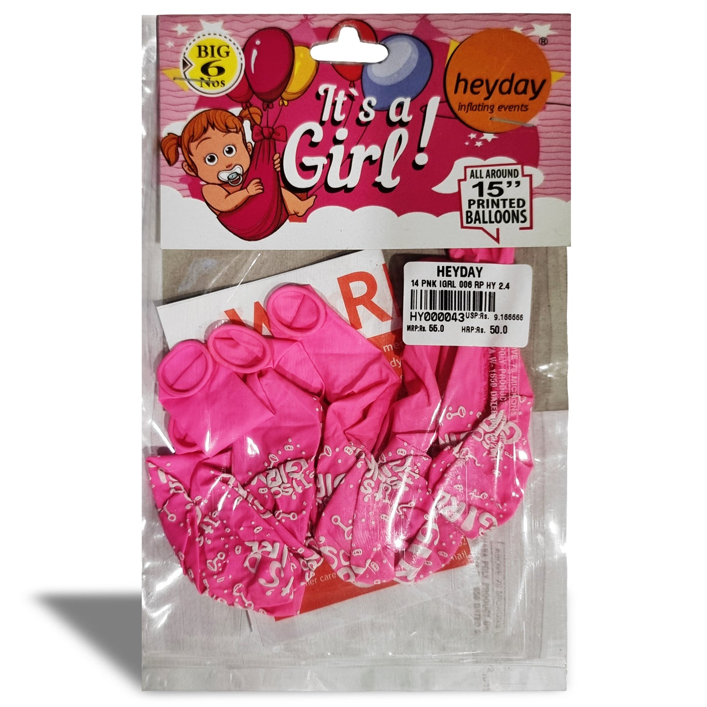 It's a Girl Theme Balloon