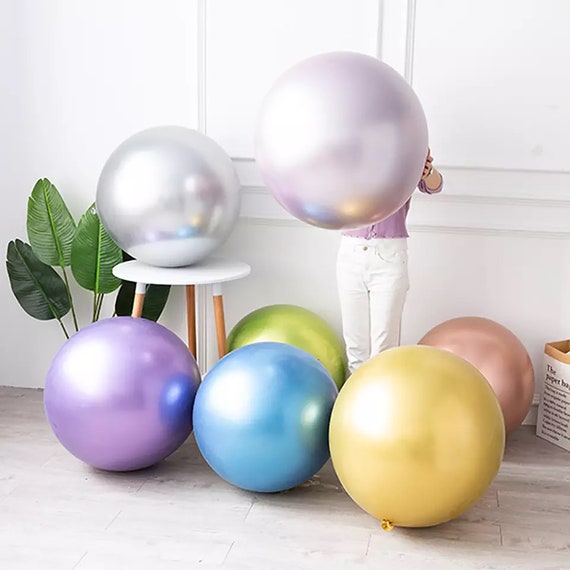Jumbo Chrome Balloons