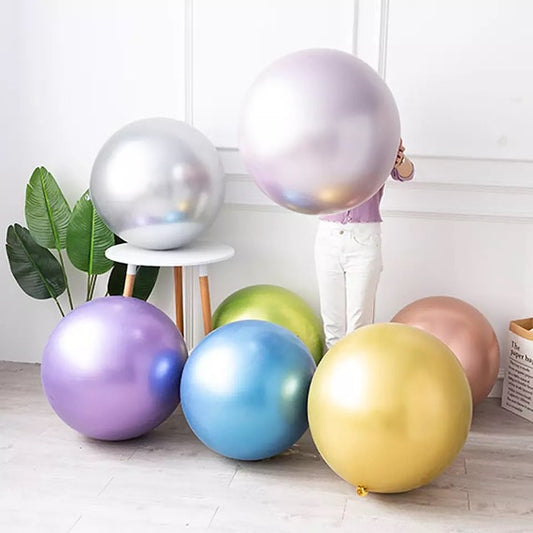 Jumbo Chrome Balloons
