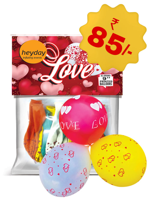 Love Theme Balloons