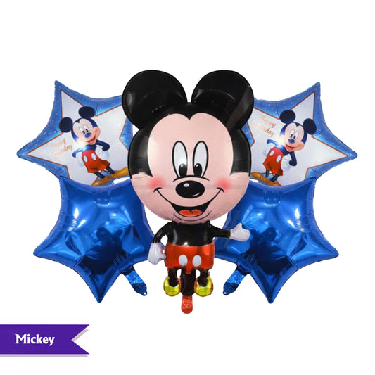 Mickey Mouse Blue - 5PCS Combo